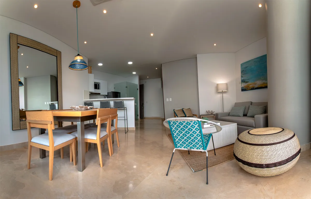 Ocean Side View Panorama